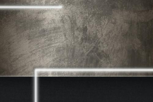 White glowing lines on grunge brown background vector - 1210588