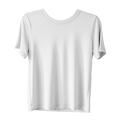 White t-shirt mockup transparent png - 2281621