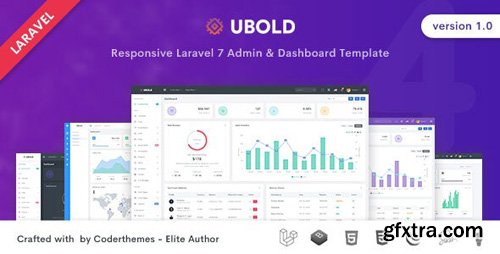 ThemeForest - Ubold v1.0 - Laravel Admin & Dashboard Template - 26842620