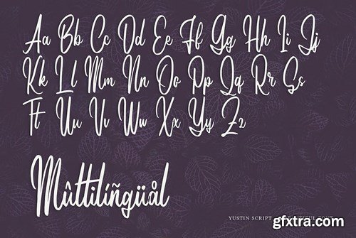 Yustin - Script Font