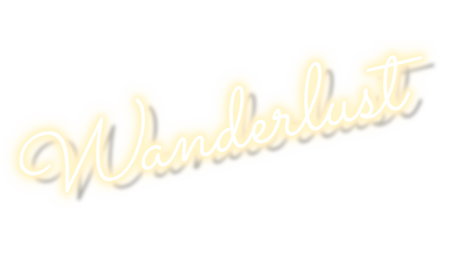 Yellow wanderlust neon word transparent png - 2094134