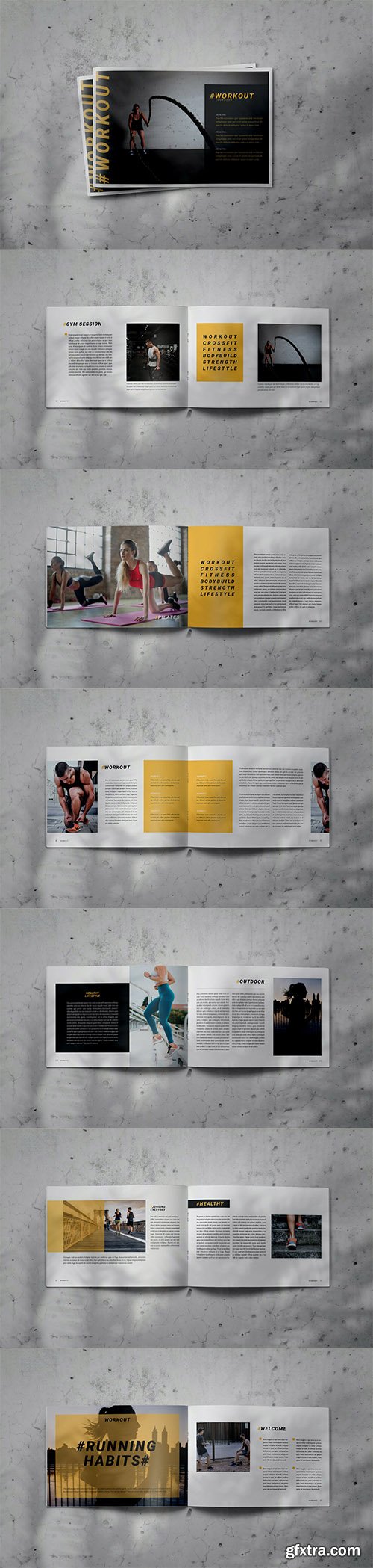 WORKOUT - Indesign Brochure Lookbook Template