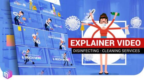 Videohive - Explainer Video | Disinfection, Cleaning services