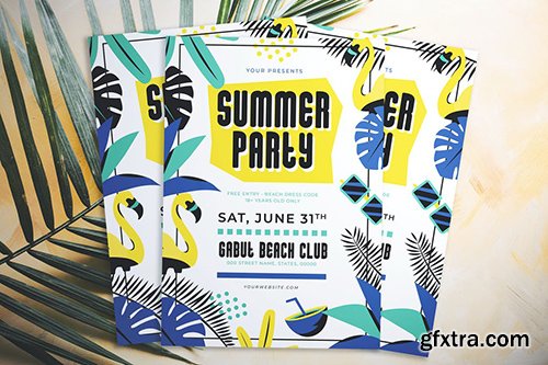 Summer Party Event Flyer