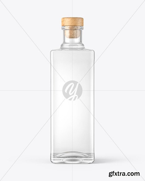 Square Vodka Bottle Mockup 61300