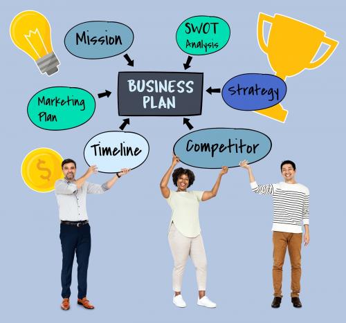 Team with a business plan - 504057