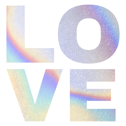 Pastel holographic typography style transparent png - 2100657