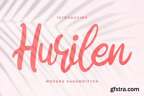 Hurilen Modern Handwritten Script Font