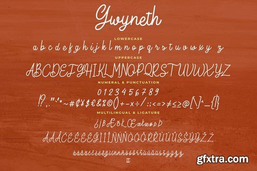 Gwyneth Monoline Script