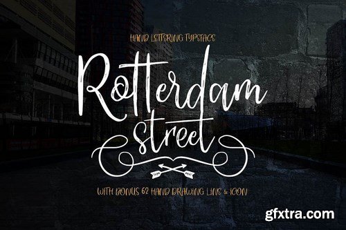 ROTTERDAM STREET - handlettered