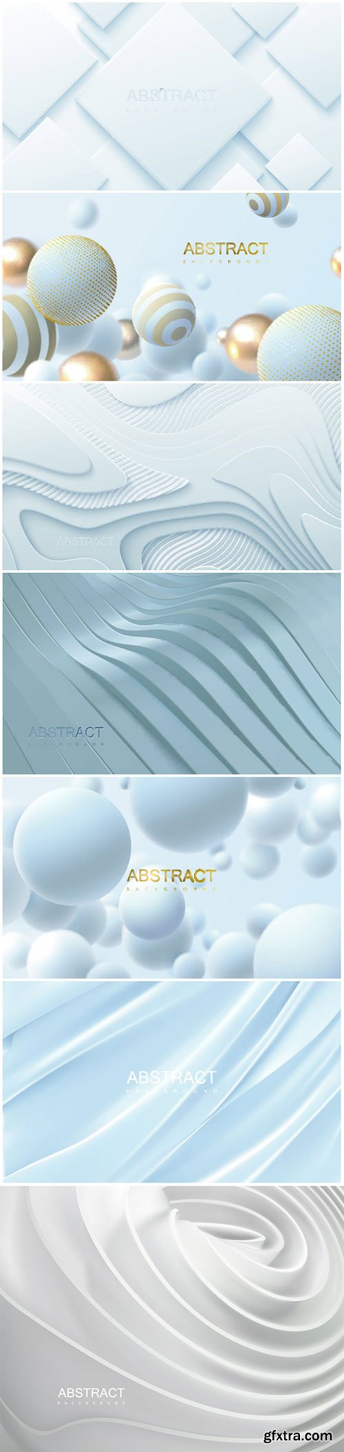 Realistic 3d vector background