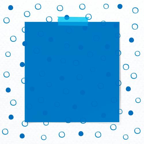 Blank square abstract frame vector - 1206665