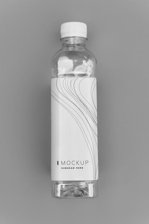 Design space on a water bottle label mockup - 502871