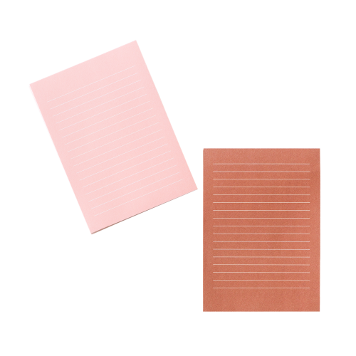 Blank pink and orange lined notepaper transparent png - 2026233