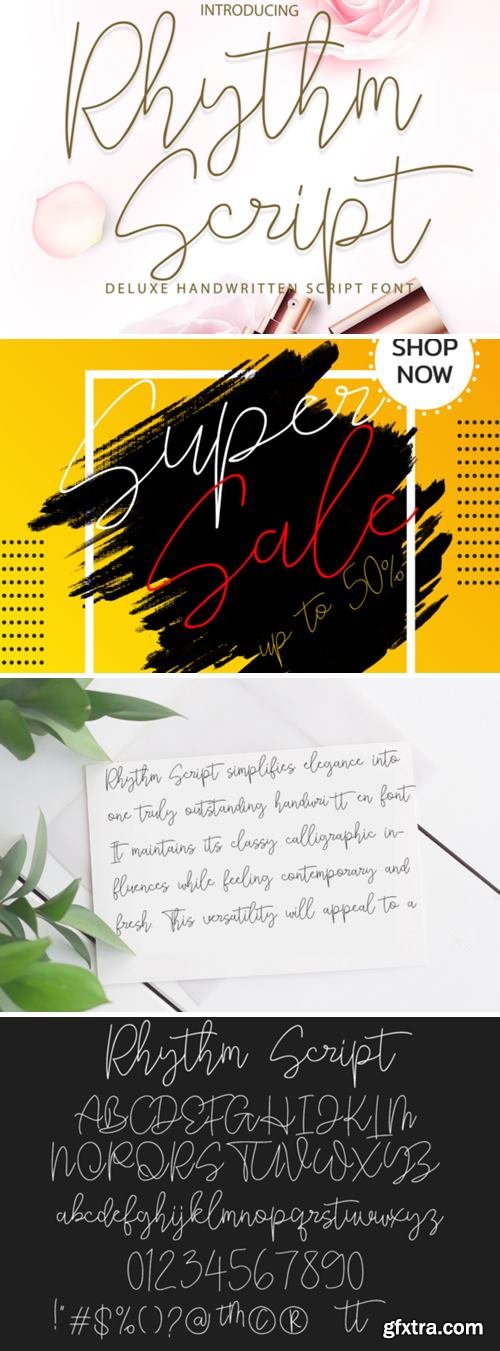 Rhythm Script Font