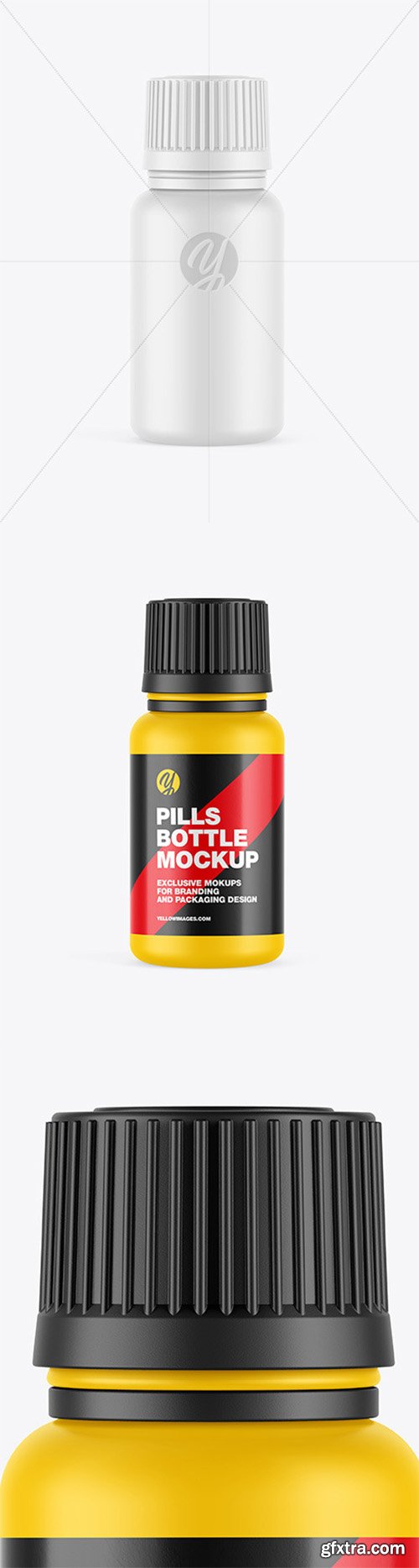 Matte Pills Bottle Mockup 61246