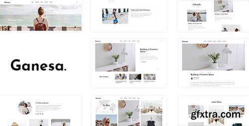 ThemeForest - Ganesa v1.0.4 - Minimal WordPress Personal Blog Theme - 22999053