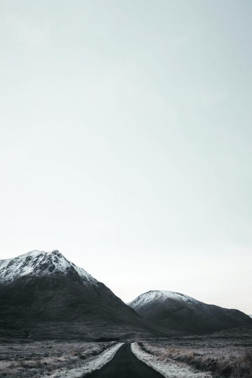 Mountain pass at Glen Coe in Scotland - 2100311