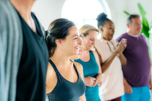 Group of diverse people at the gym - 2194616