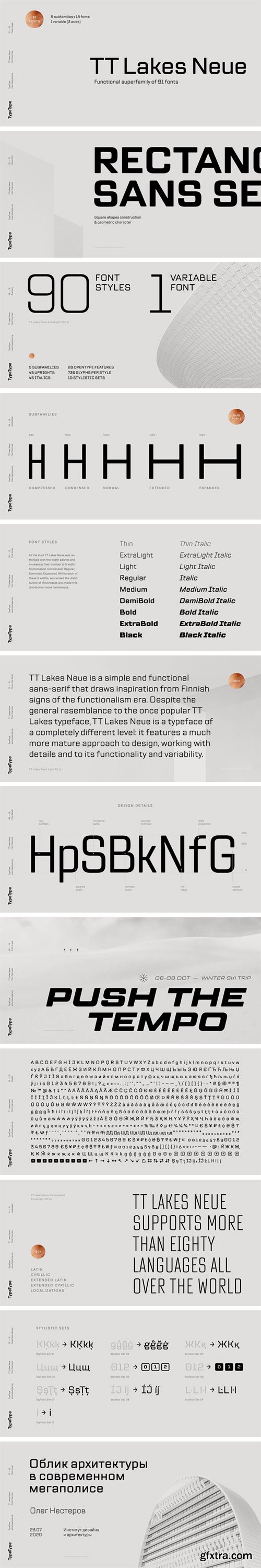 TT Lakes Neue Font Family