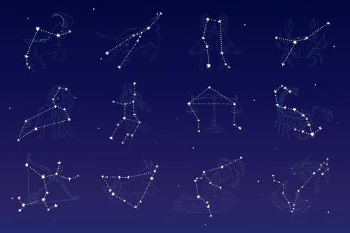 Astrological star signs vector set - 1201347