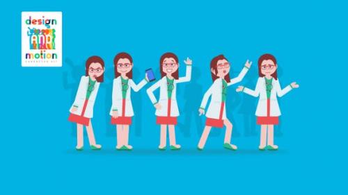 Videohive - D&amp;M Character Kit: Doctor Woman