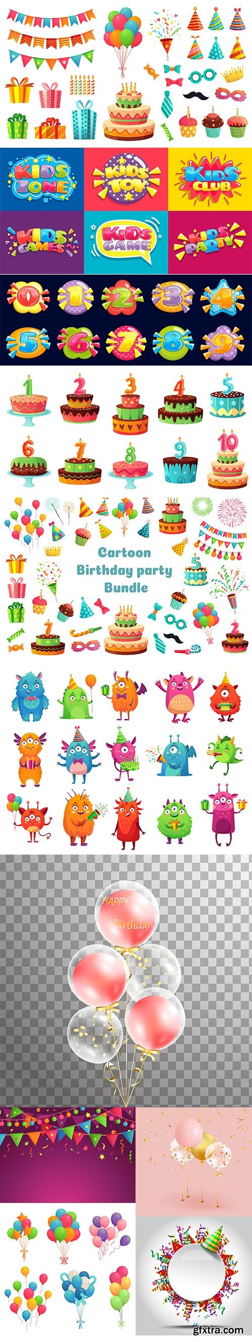 Cartoon Birthday Party Bundle