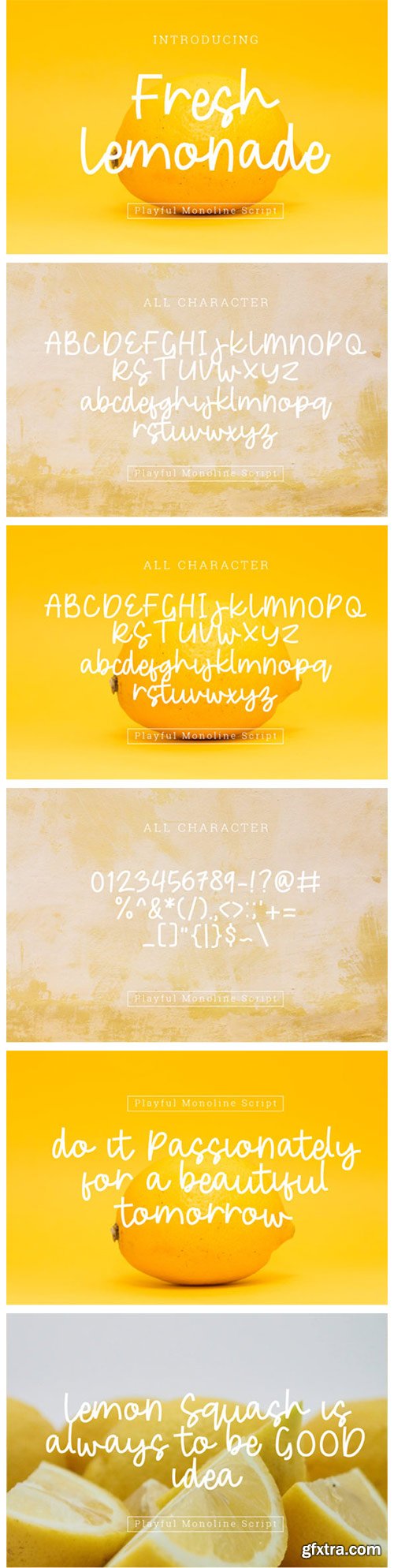 Fresh Lemonade Font