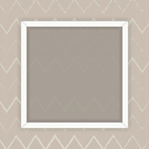 Blank square abstract frame vector - 1206668