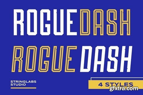 CM  - Roguedash - Stylish Sans Font Family  5040021