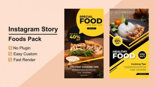 Videohive - Foods Instagram Stories V04