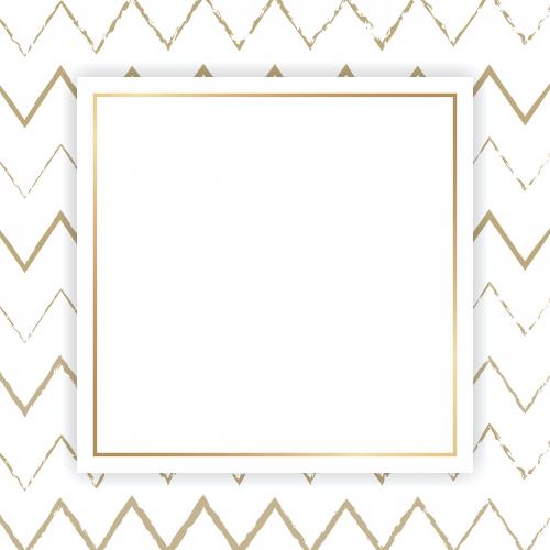 Blank square abstract frame vector - 1206669