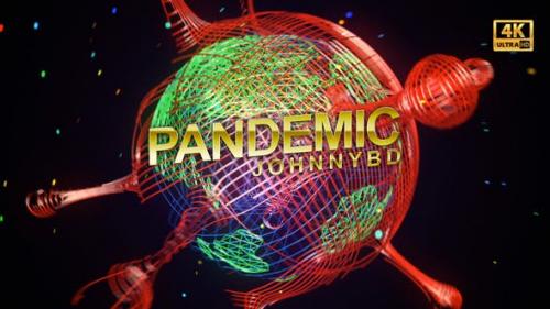 Videohive - Pandemic - Virus taking over the world opener