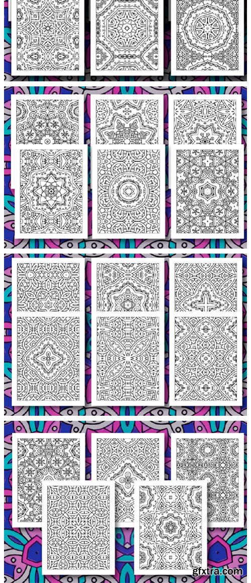 35 Geometric Pattern Coloring Pages 4320888