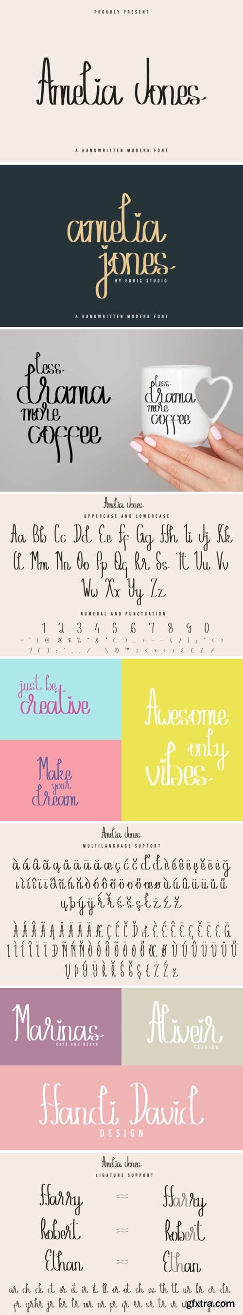 Amelia Jones Font