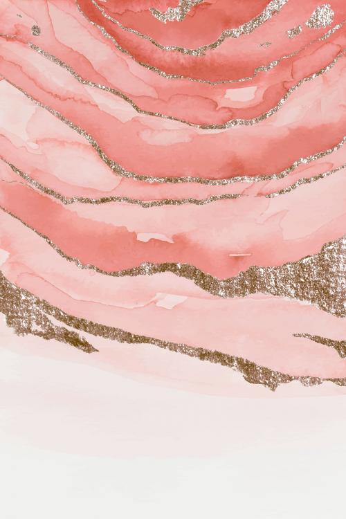 Shimmering pink watercolor brush stoke background vector - 2051453