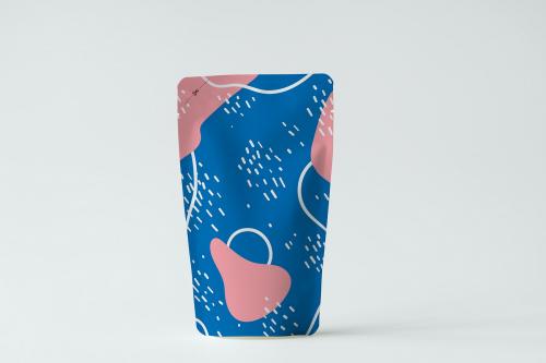 Colorful product packaging sachet mockup - 502663