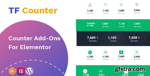 CodeCanyon - TfCounter v1.0.1 - Counter widget For Elementor - 27019140