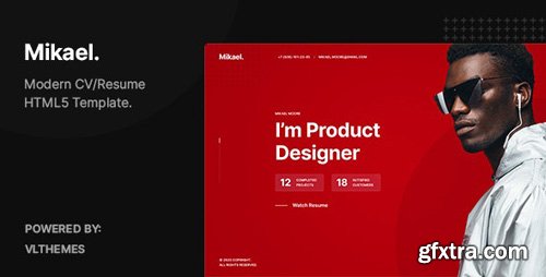 ThemeForest - Mikael v1.0 - Modern & Creative CV/Resume HTML5 Template - 27081107