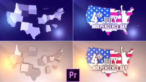 Videohive - USA Patriotic Logo - Premiere Pro