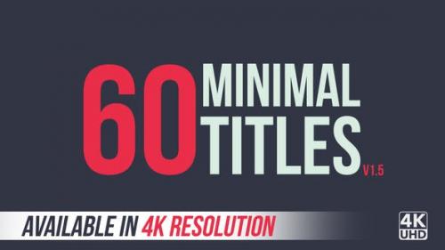 Videohive - 60 Minimal Titles 