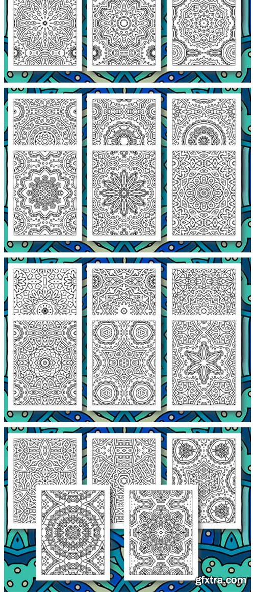 35 Geometric Pattern Coloring Set 5 4329811