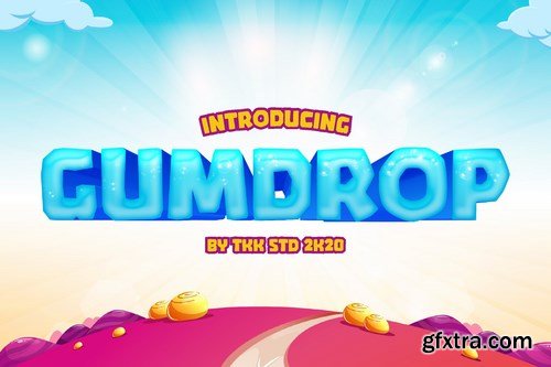 GUMDROP - taste of adventure font