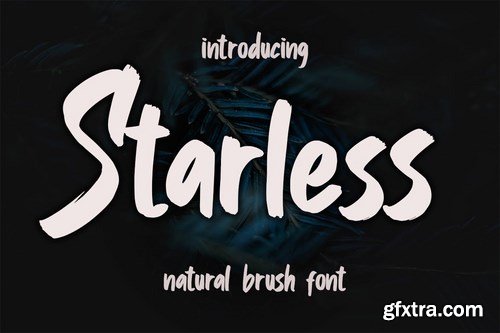 Starless Brush Font