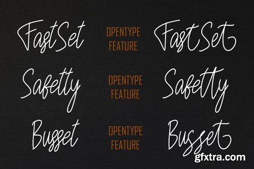 FastSet Handwritten Monoline Font