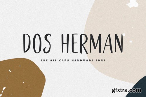 Dos Herman - The All Caps Handmade Font