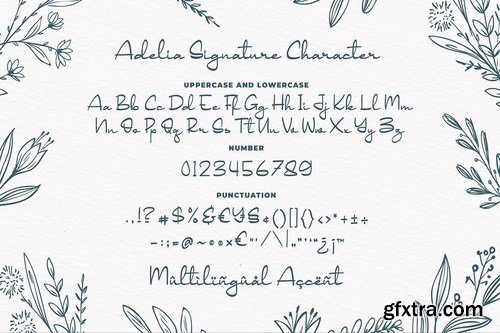 Adelia Signature - Crafty Signature Font