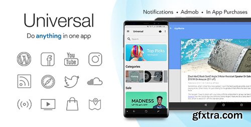 CodeCanyon - Universal v4.4.4 - Full Multi-Purpose Android App - 6512720