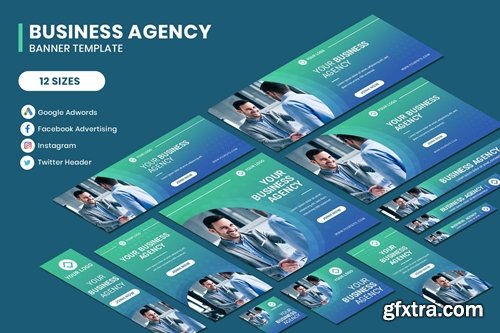 Business Agency Google Adwords Banner Template