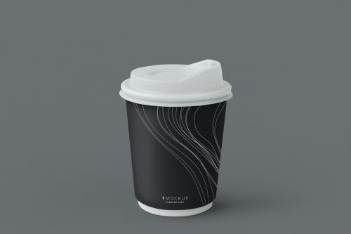 Coffee cup mockup on the table - 502795